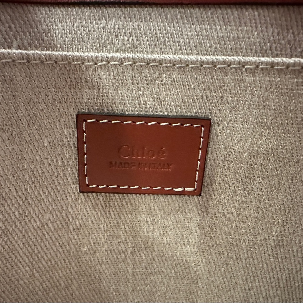 Authentic Chloé Woody Medium Woven Fringe Tote - Picture 13 of 15